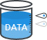 Effective data processing icon